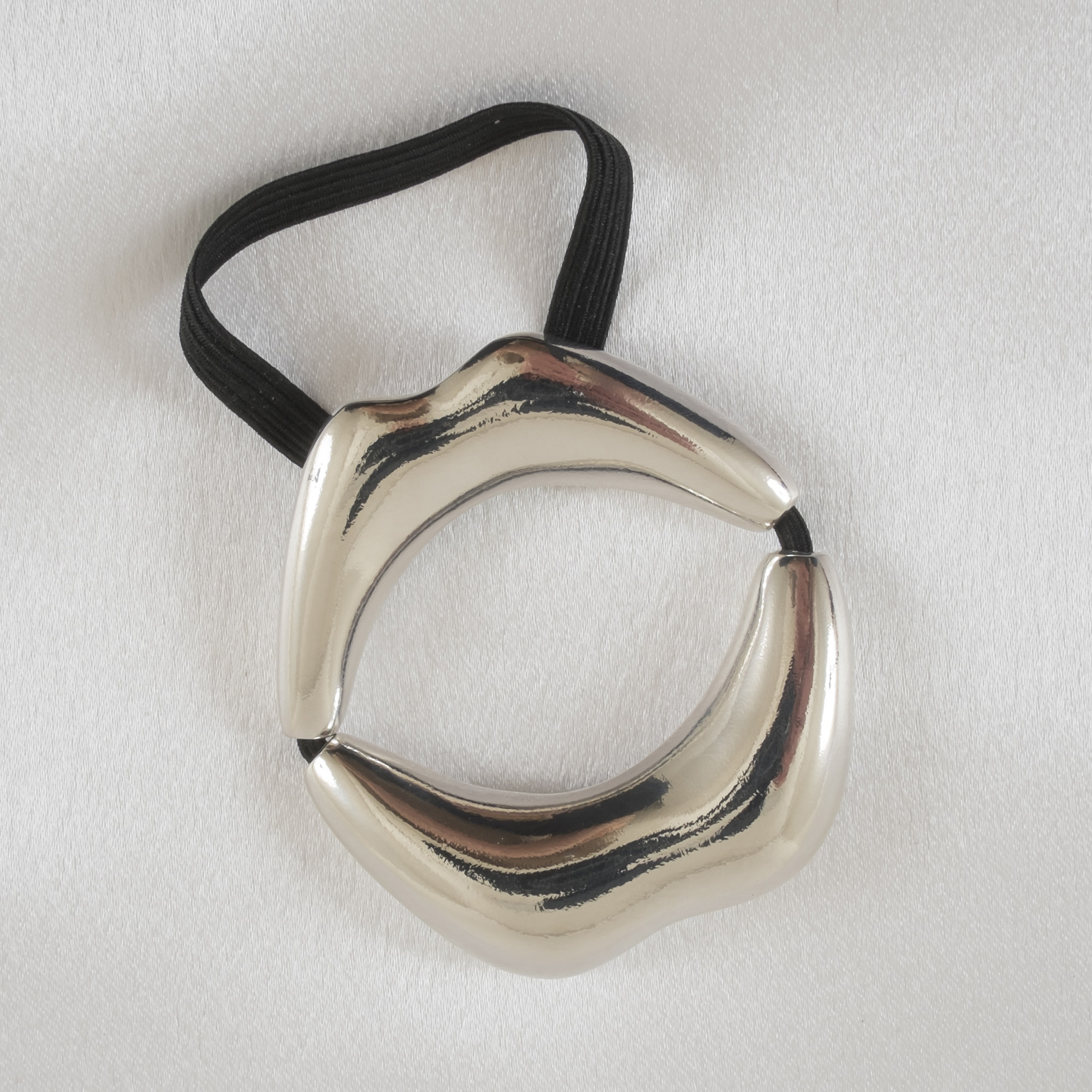 BH141 Men's Silver Kiss Penis Chain Bracelet 