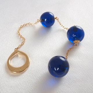 CHAP01 Women's Insertable Triple Geisha Balls with Gold Loop