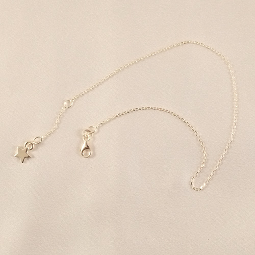 CHC48 Silver Star Wrist or Ankle Chain