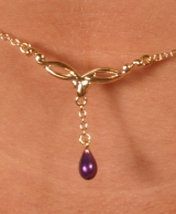 Purple pendant